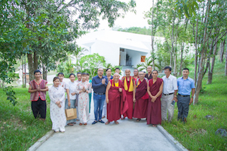 Đức Ngài Rinpoche Lobsang Pendha thăm Hoàng Trầm